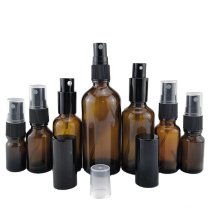 Free Sample Amber Glass Spray Bottles With Sprayer For Cosmetic Essential Oil 30Ml 50Ml 100Ml